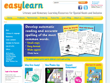 Tablet Screenshot of easylearn.co.uk